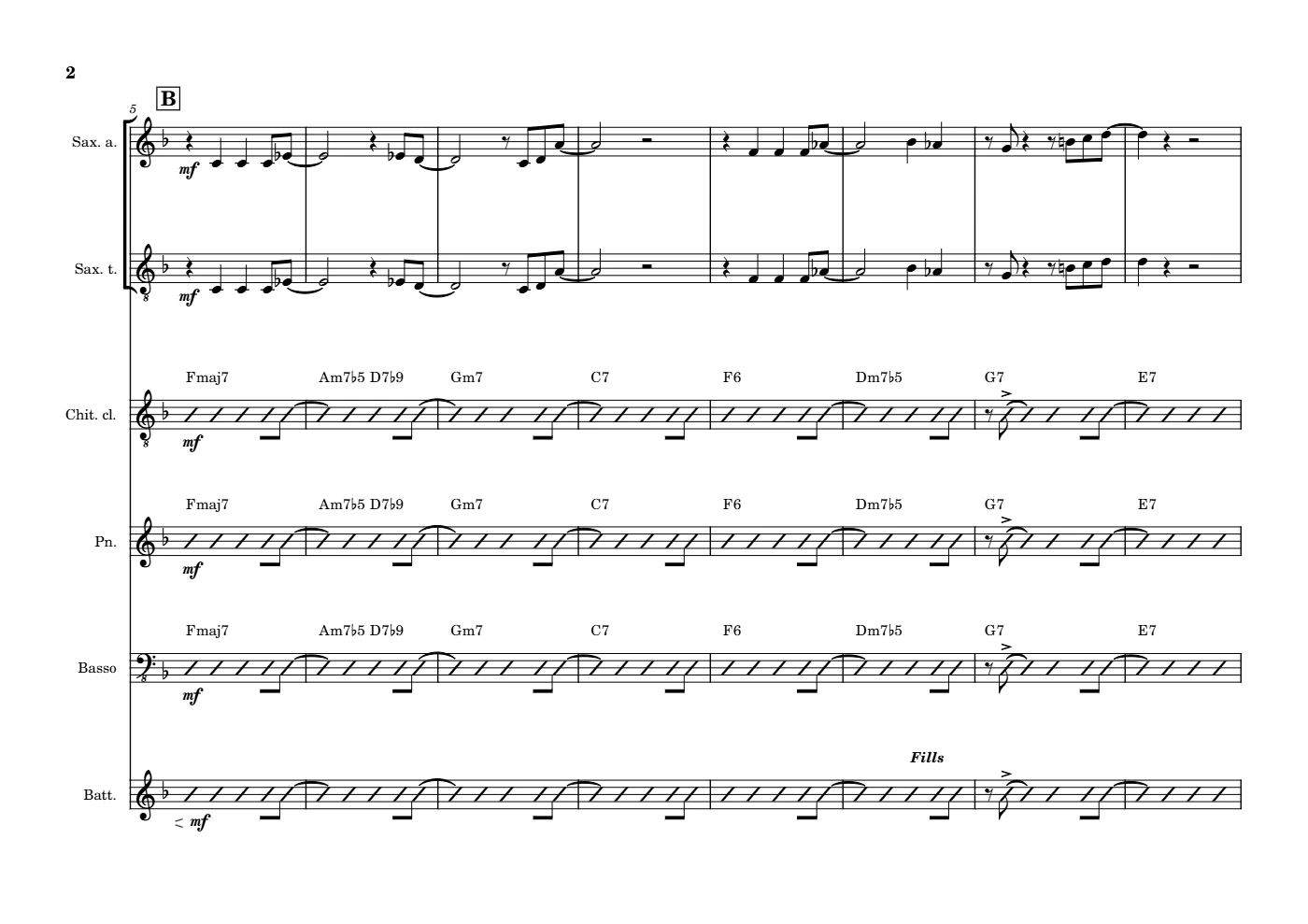 Score of A Foggy Day by Santiago Bianchi, page 2 of 13