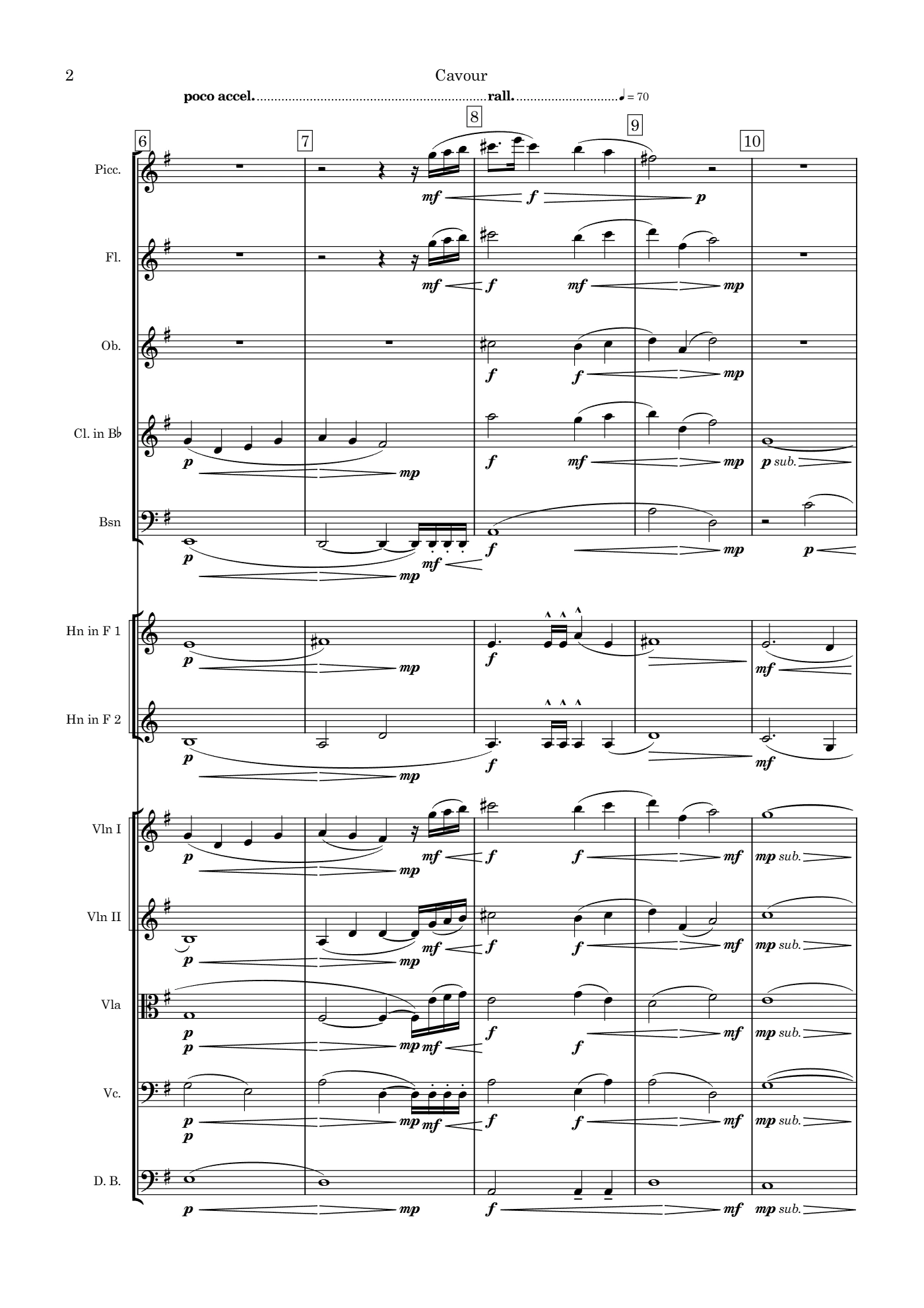 Score of Cavour by Santiago Bianchi, page 2 of 23