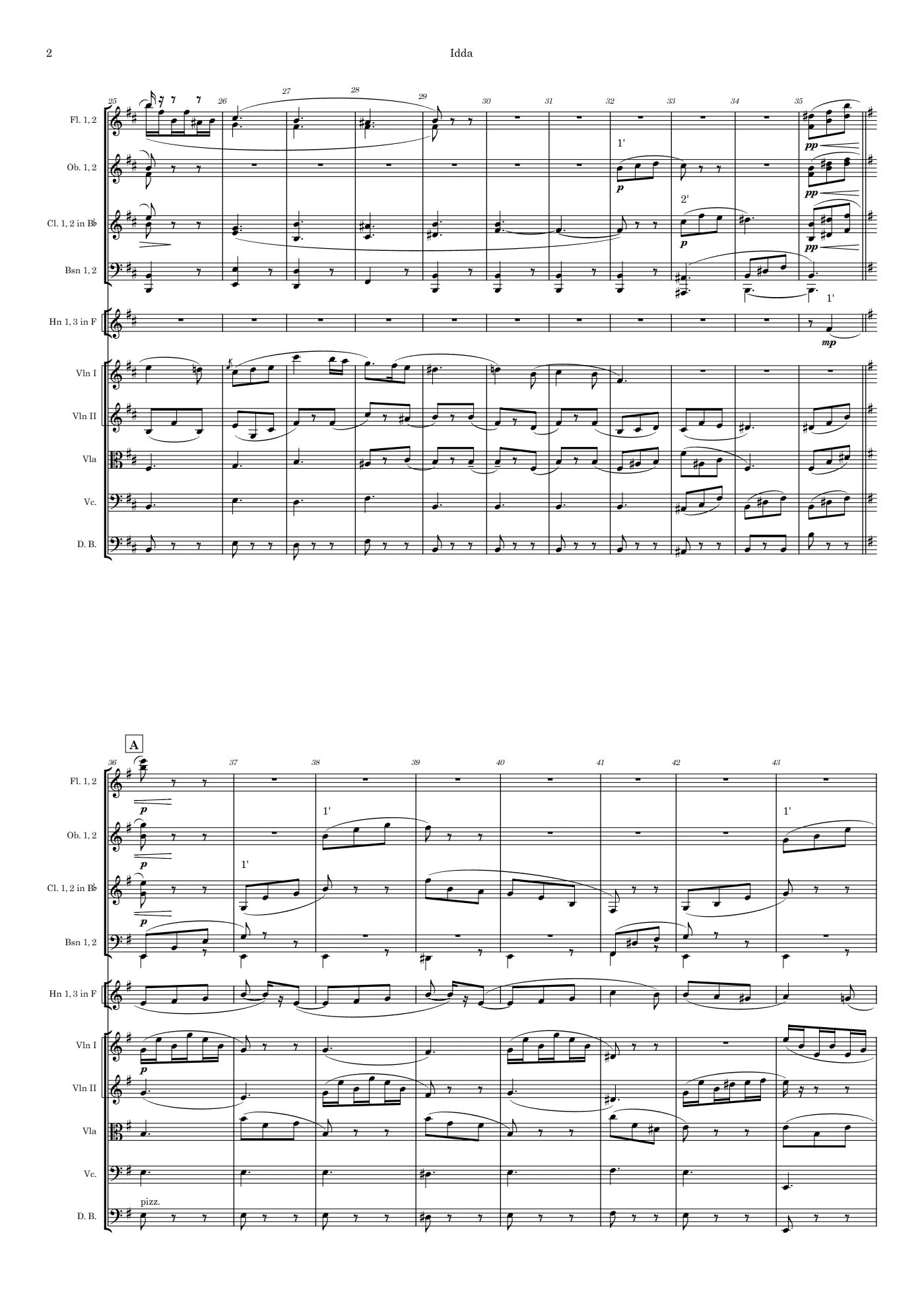 Score of Idda by Santiago Bianchi, page 2 of 8