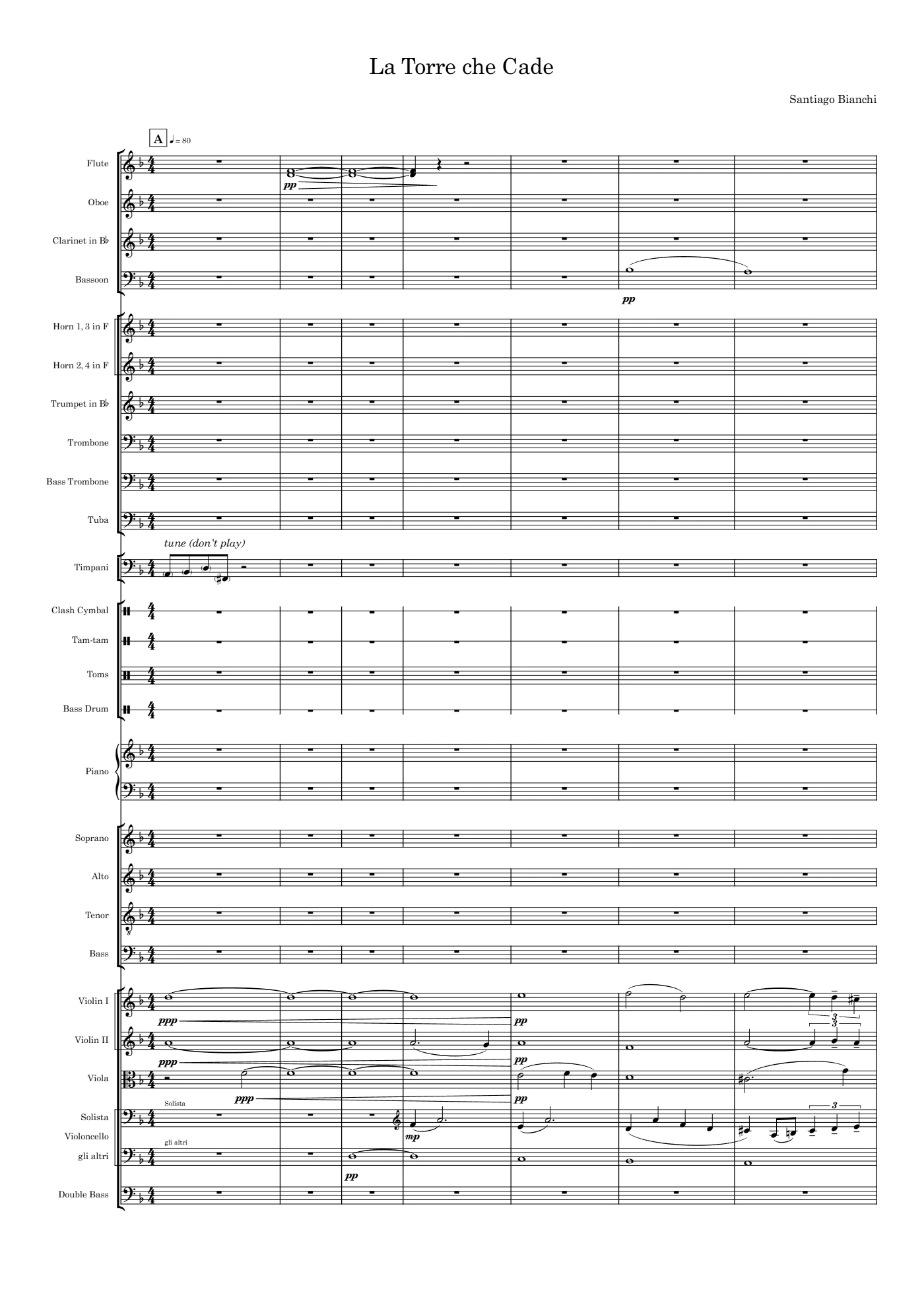 Score of The Falling Tower by Santiago Bianchi, page 1 of 11
