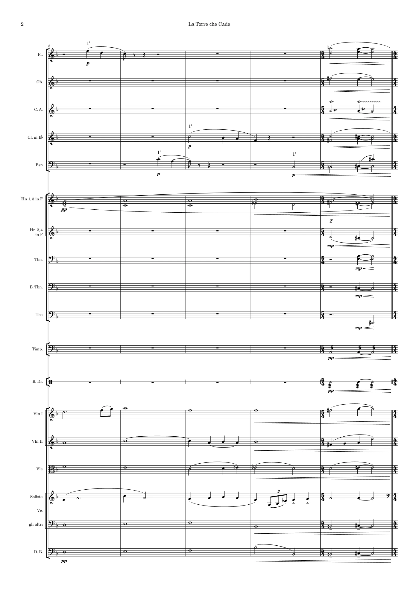 Score of The Falling Tower by Santiago Bianchi, page 2 of 11