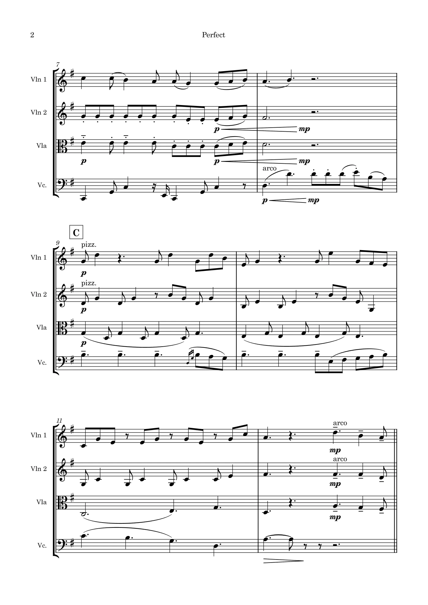 Score of Perfect by Santiago Bianchi, page 2 of 5