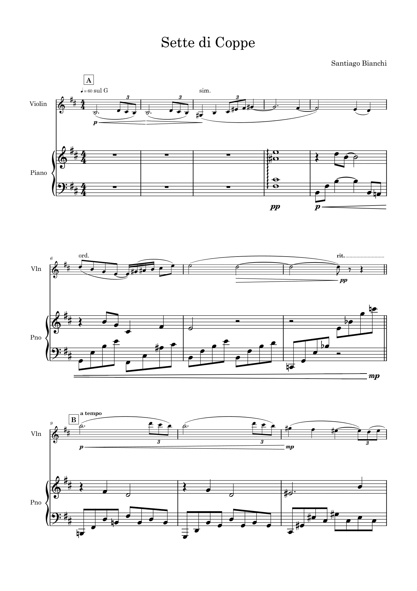Score of Seven of Cups by Santiago Bianchi, page 1 of 5