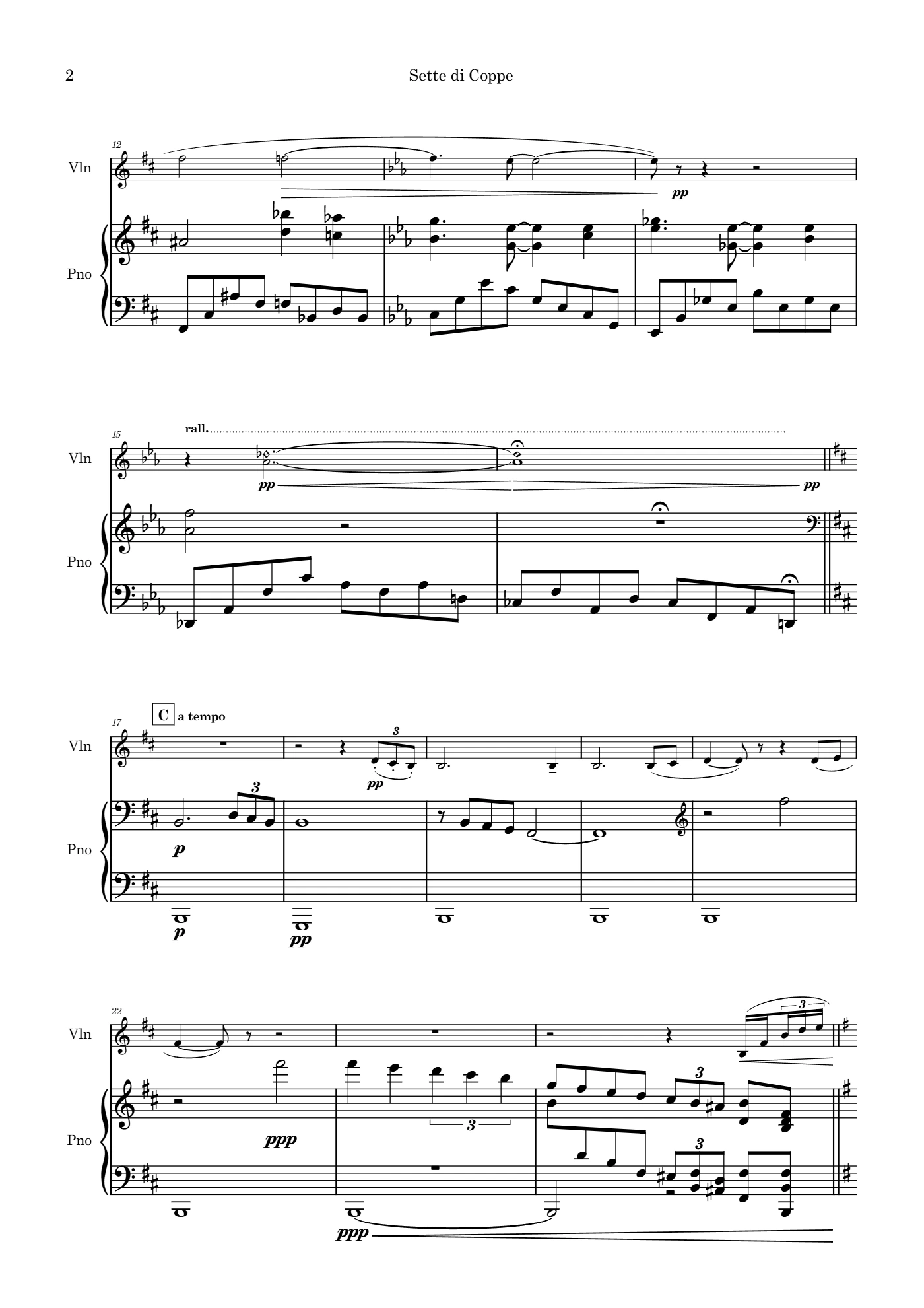 Score of Seven of Cups by Santiago Bianchi, page 2 of 5