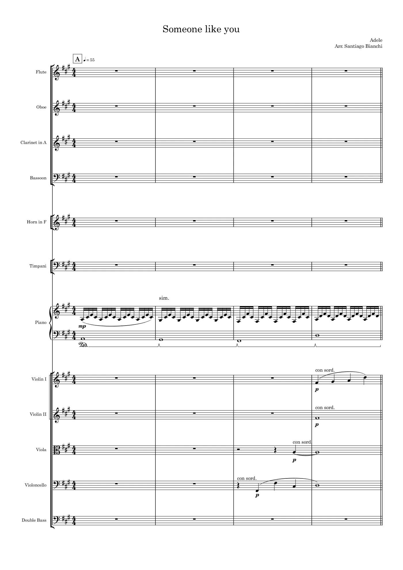Score of Someone Like You by Santiago Bianchi, page 1 of 9